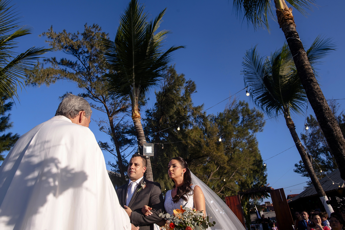 Casamento na praia, no lounge conceito buffet em Iparana
