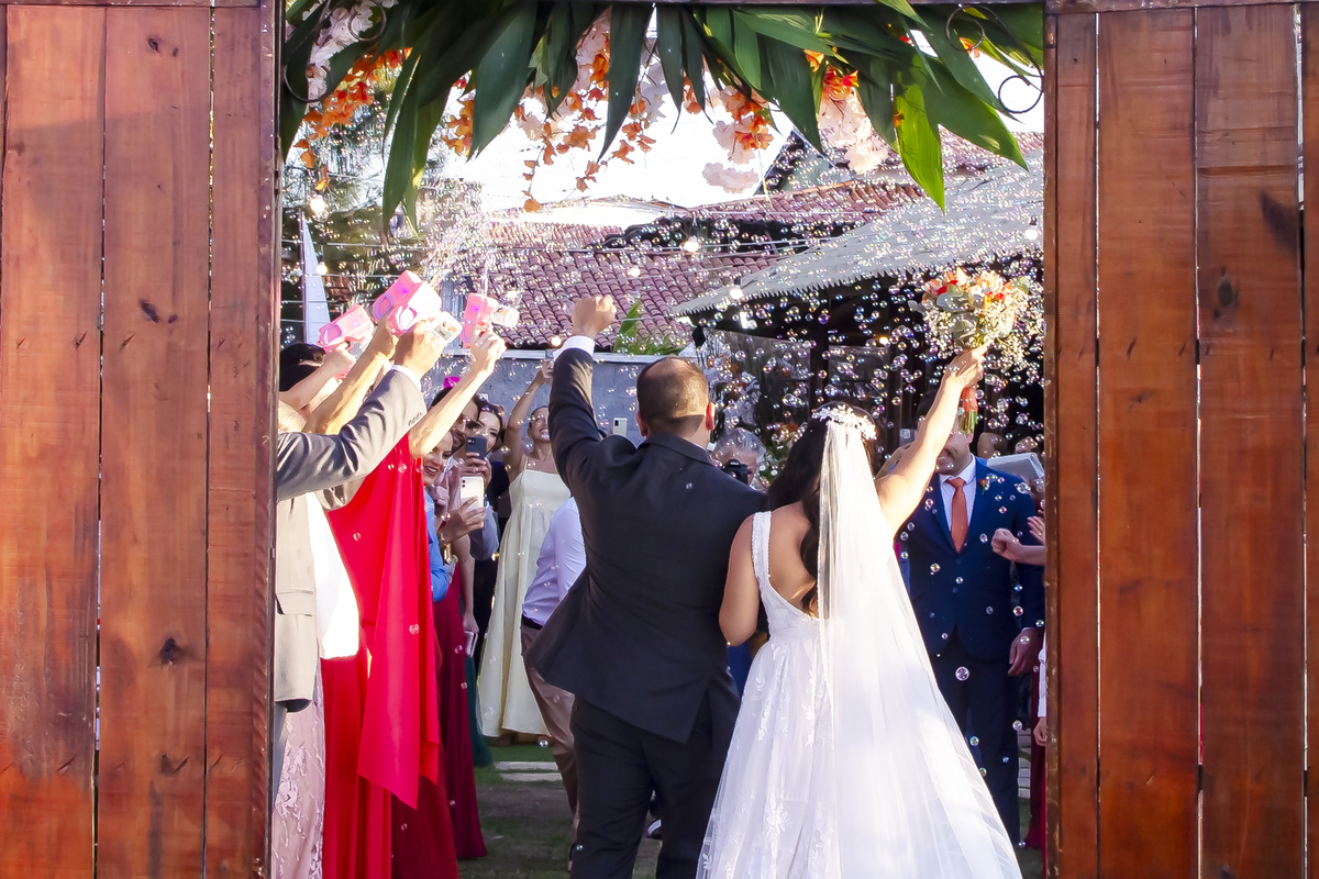 Casamento na praia, no lounge conceito buffet em Iparana