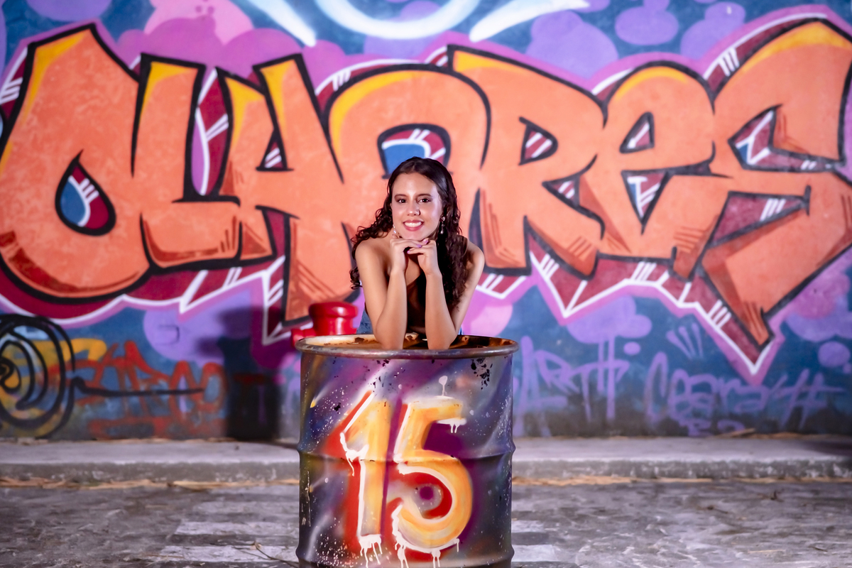 Ensaio fotográfico 15 anos no sitio Olhares 