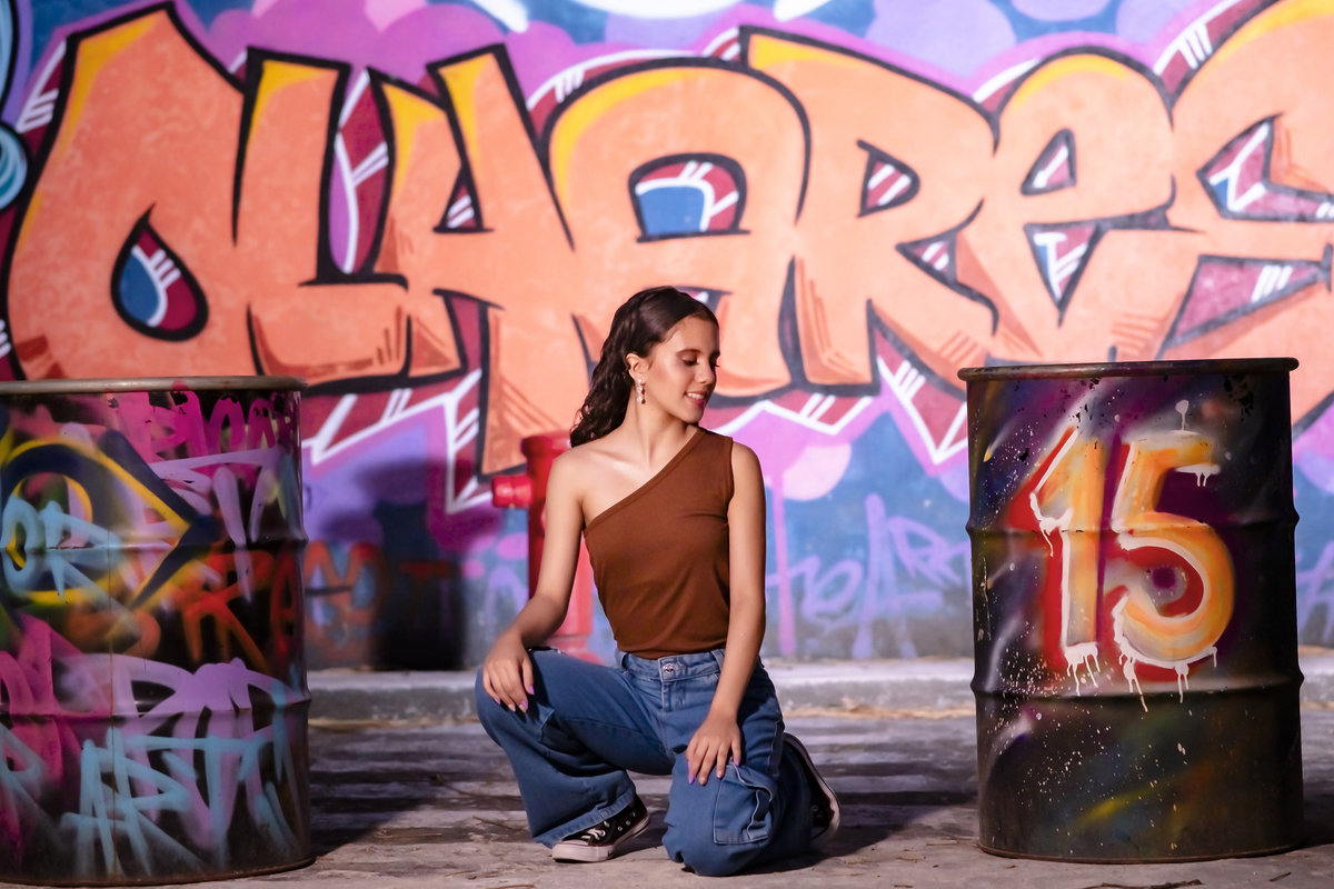 Ensaio fotográfico 15 anos no sitio Olhares 