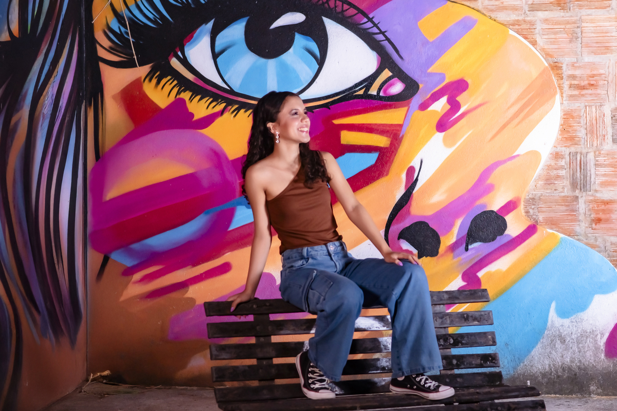 Ensaio fotográfico 15 anos no sitio Olhares 