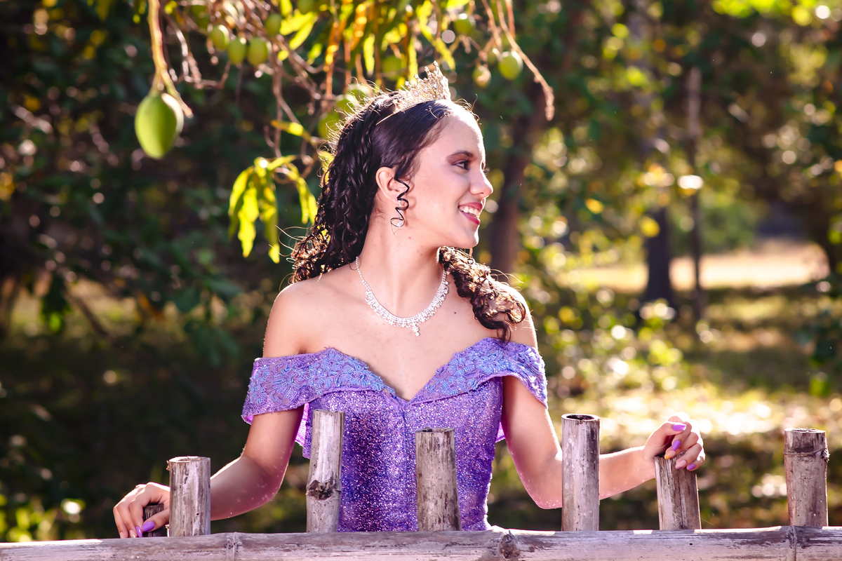 Ensaio fotográfico 15 anos no sitio Olhares 