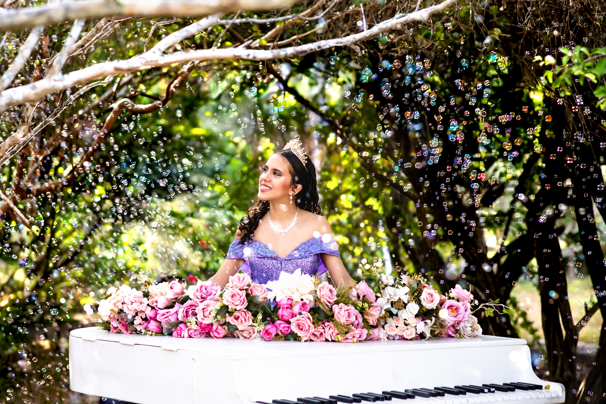 Ensaio fotográfico 15 anos no sitio Olhares 