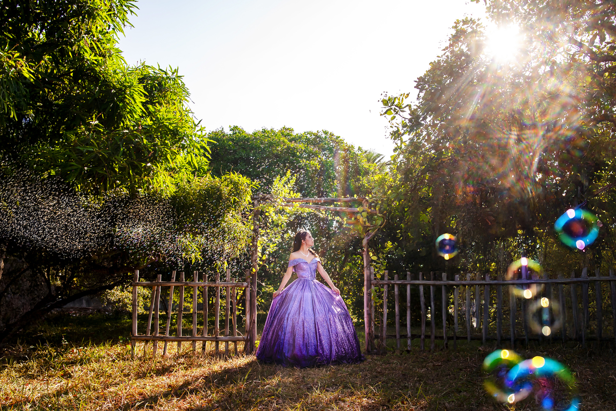 Ensaio fotográfico 15 anos no sitio Olhares 