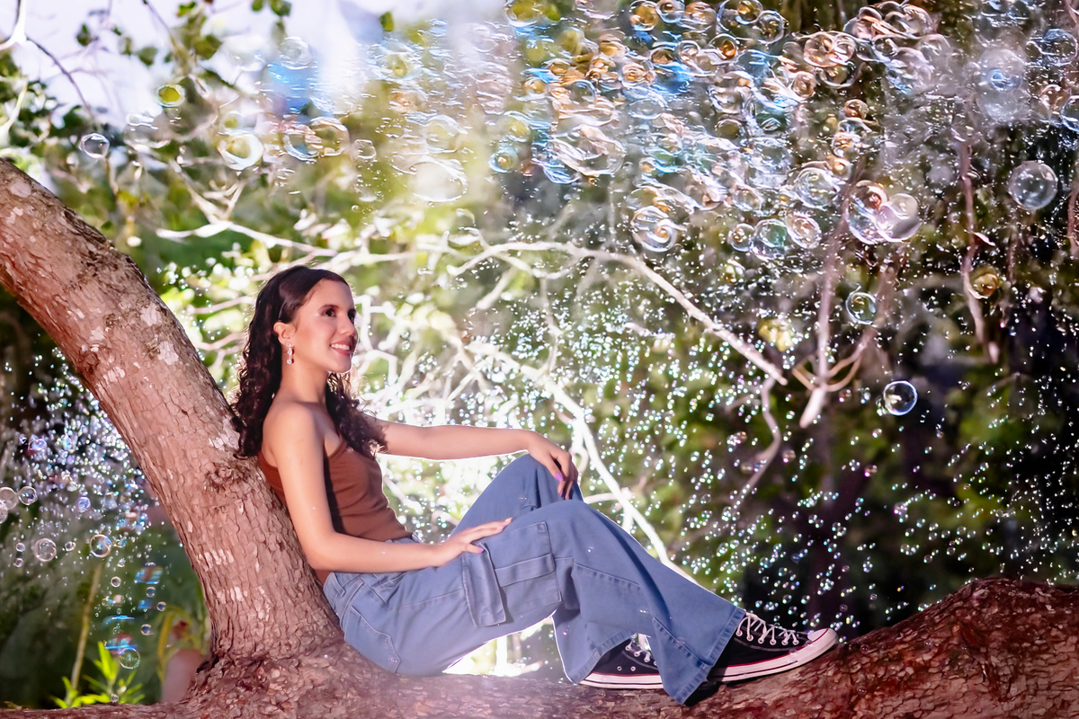 Ensaio fotográfico 15 anos no sitio Olhares 