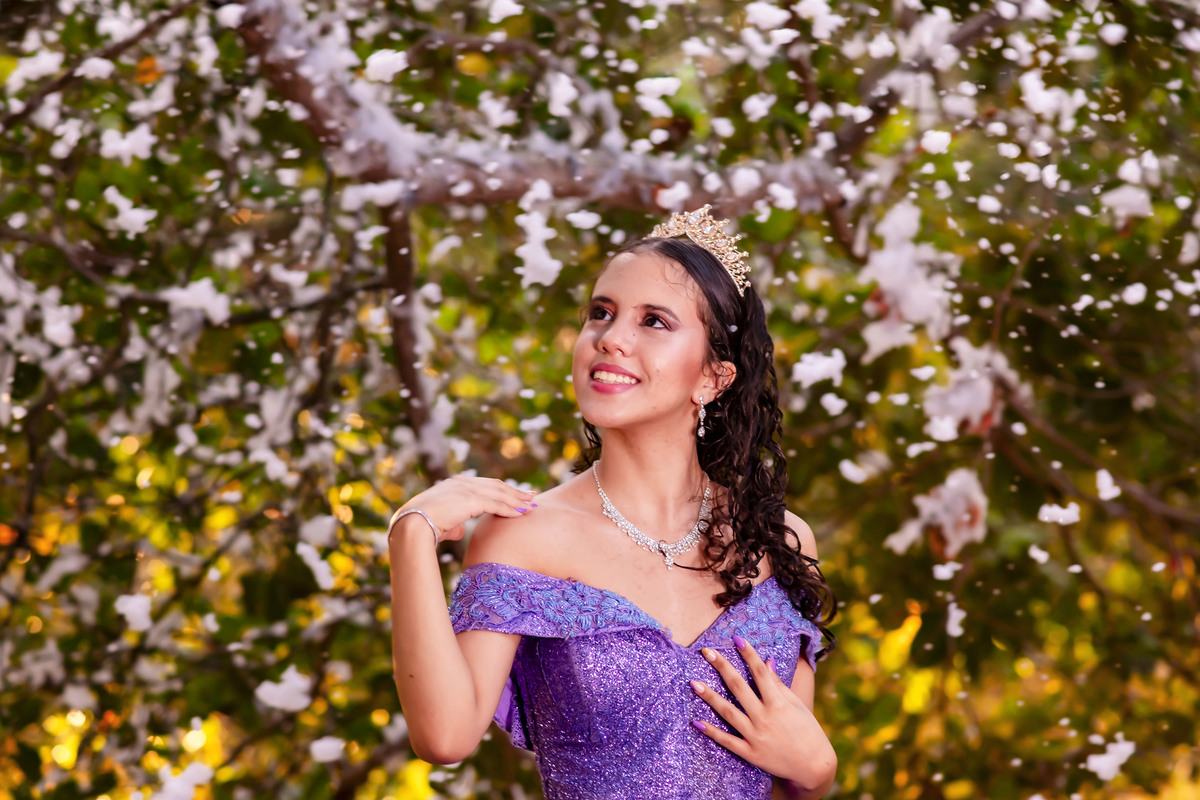 Ensaio fotográfico 15 anos no sitio Olhares 