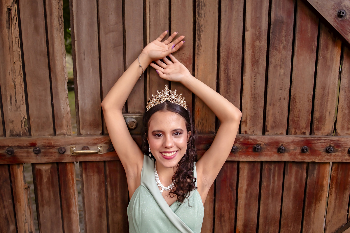 Ensaio fotográfico 15 anos no sitio Olhares 