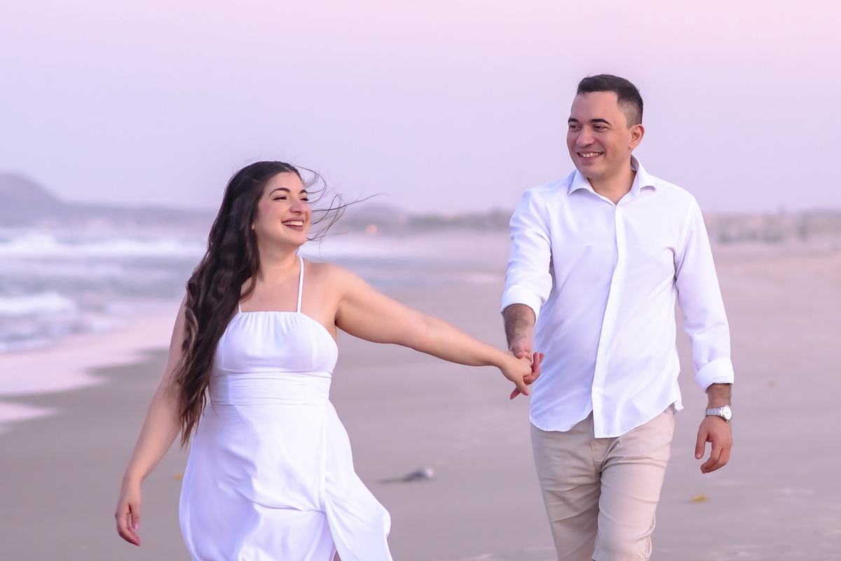 Ensaio fotográfico casal na praia
