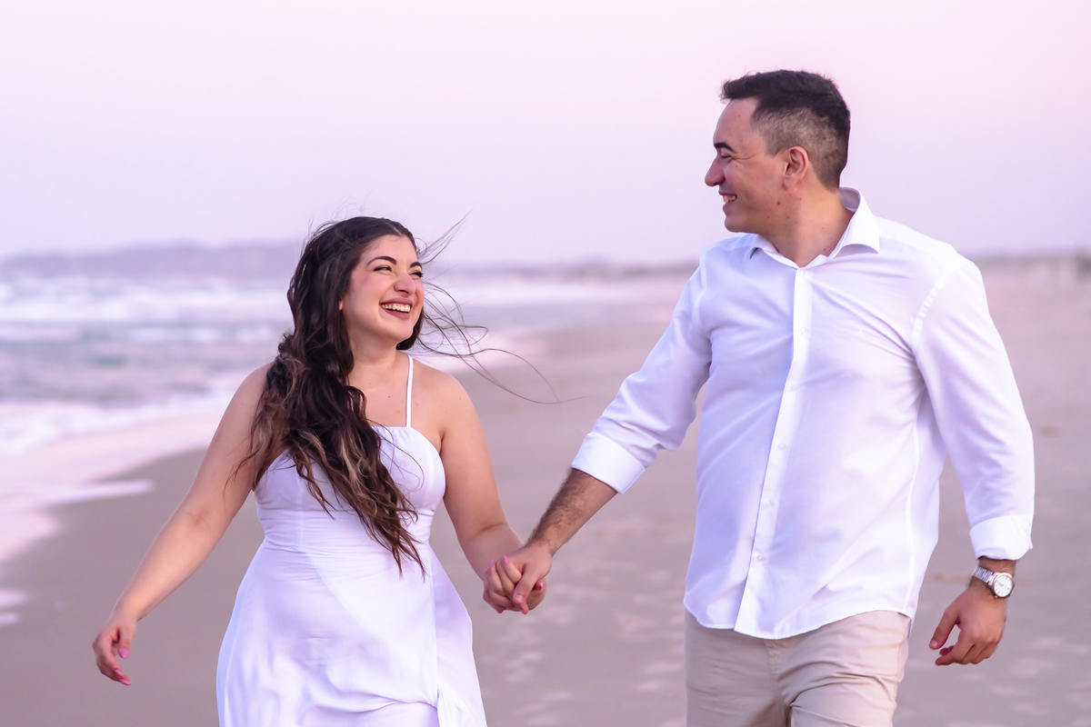 Ensaio fotográfico casal na praia