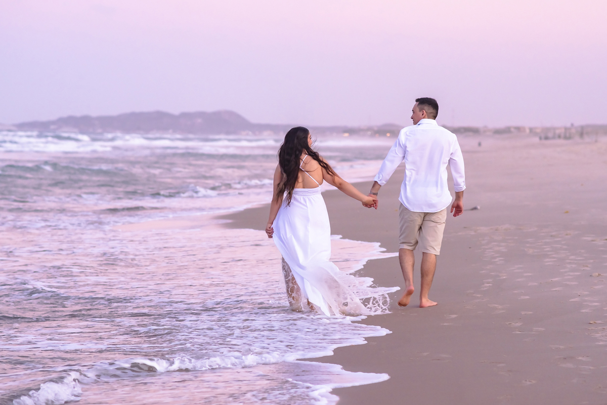 Ensaio fotográfico casal na praia