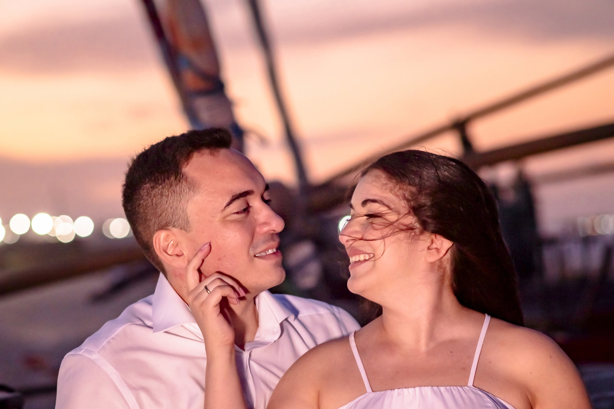 Ensaio fotográfico casal na praia