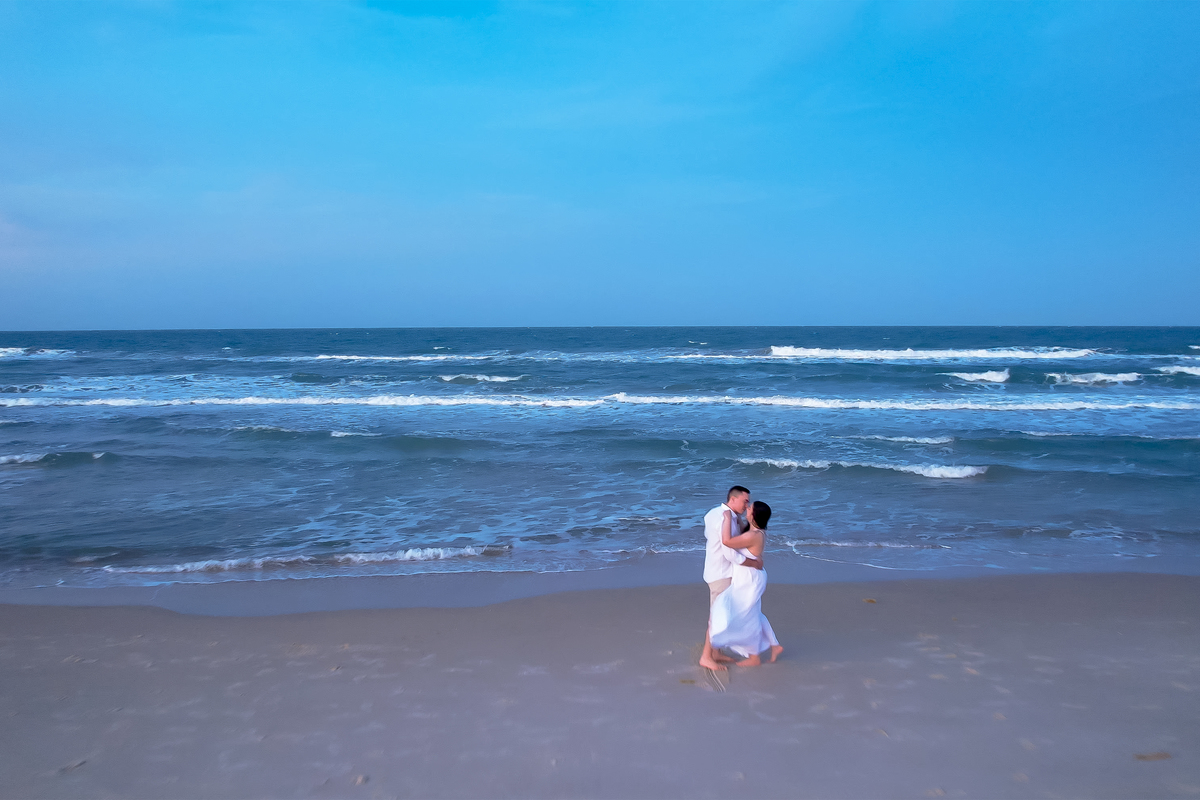 Ensaio fotográfico casal na praia