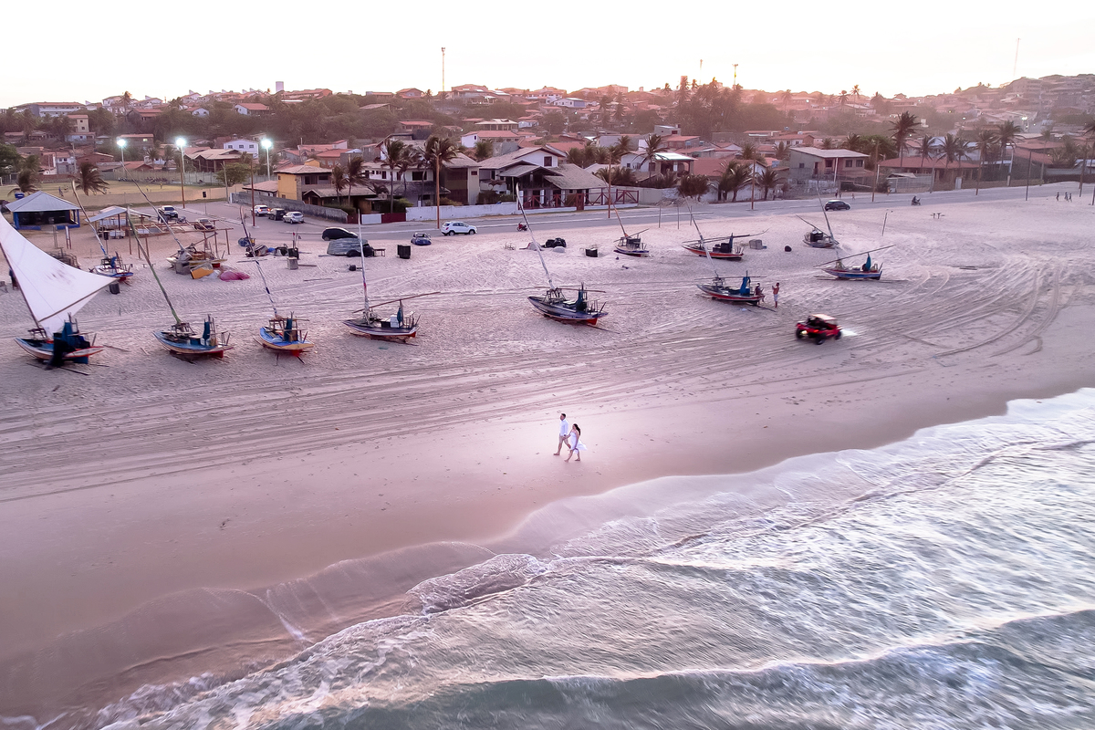 Ensaio fotográfico casal na praia
