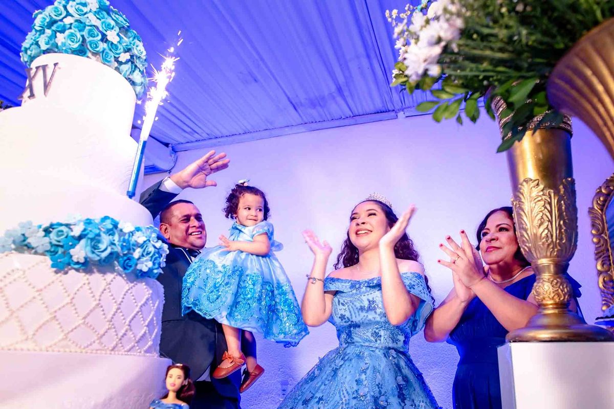 Aniversario 15 anos no Spazio buffet