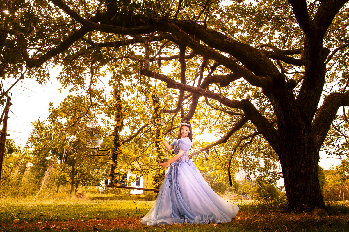 Ensaio fotográfico 15 anos no sitio Olhares