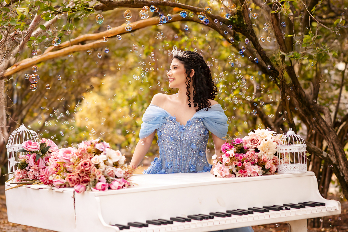 Ensaio fotográfico 15 anos no sitio Olhares