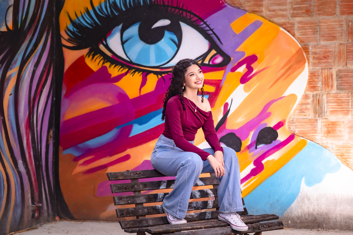 Ensaio fotográfico 15 anos no sitio Olhares