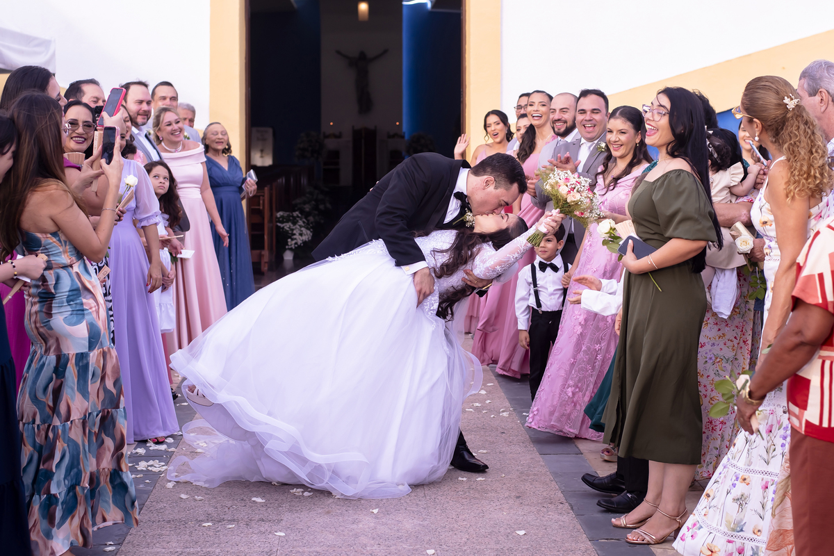 Fotografia casamento  na praia em Fortaleza
