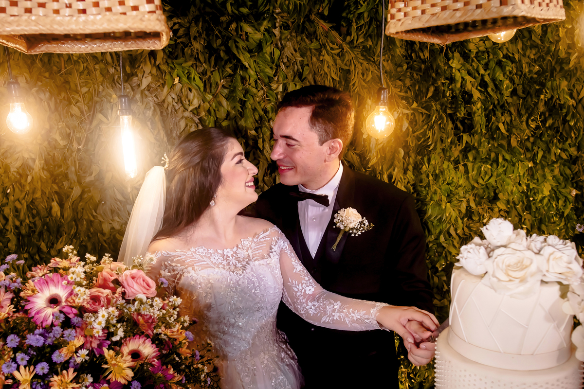 Fotografia casamento  na praia em Fortaleza