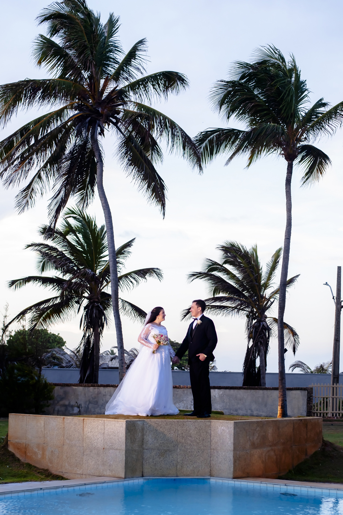 Fotografia casamento  na praia em Fortaleza