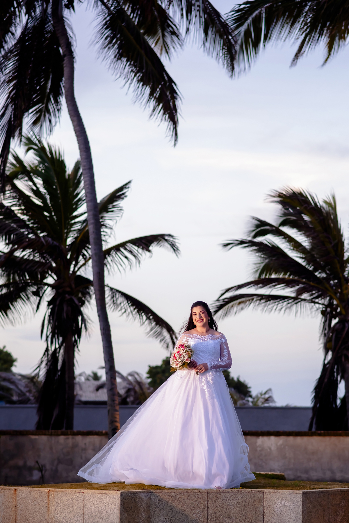 Fotografia casamento  na praia em Fortaleza