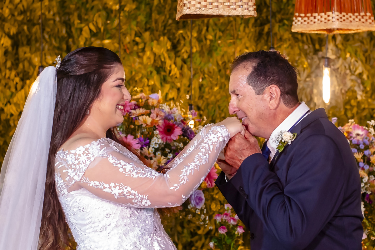 Fotografia casamento  na praia em Fortaleza