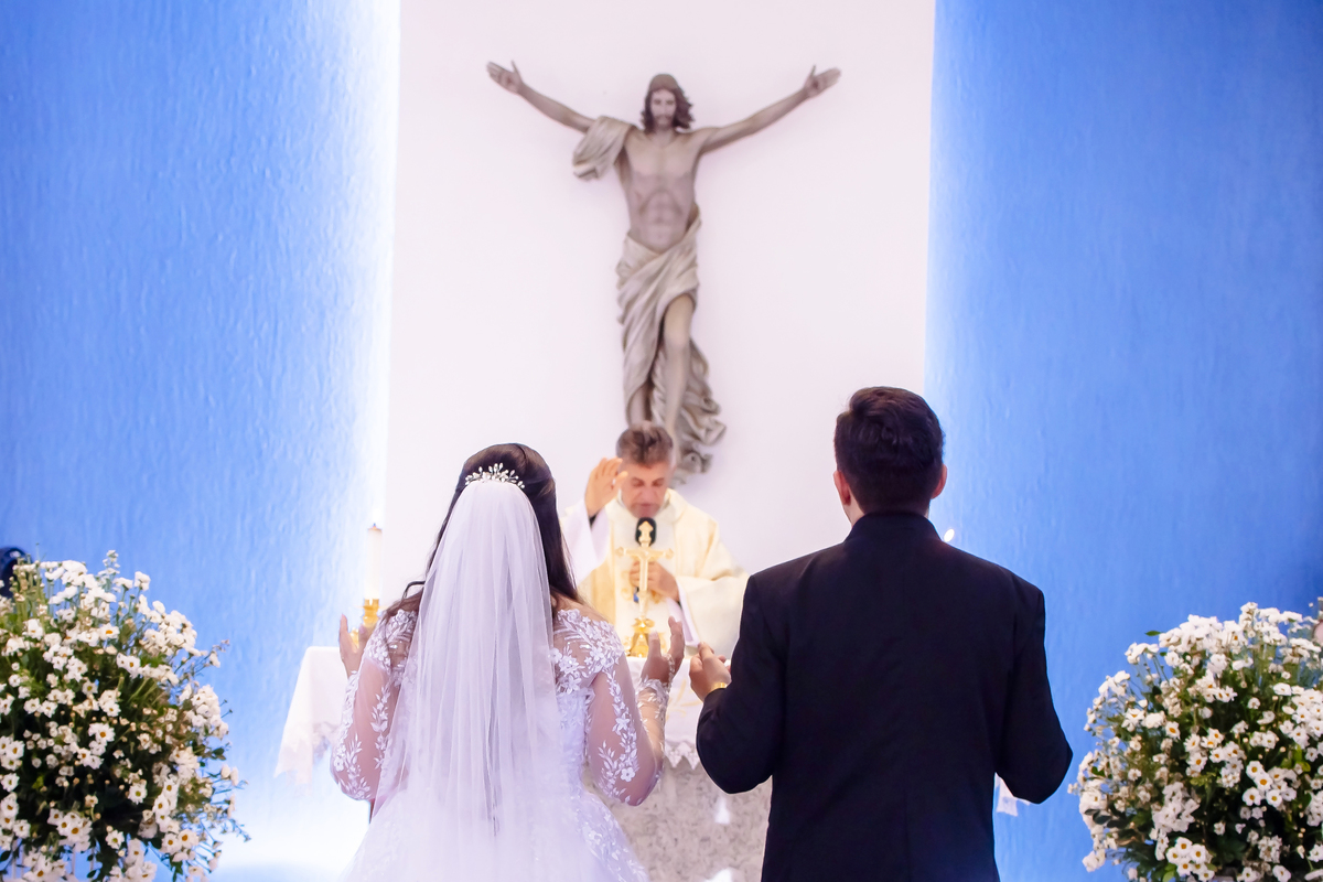 Fotografia casamento  na praia em Fortaleza