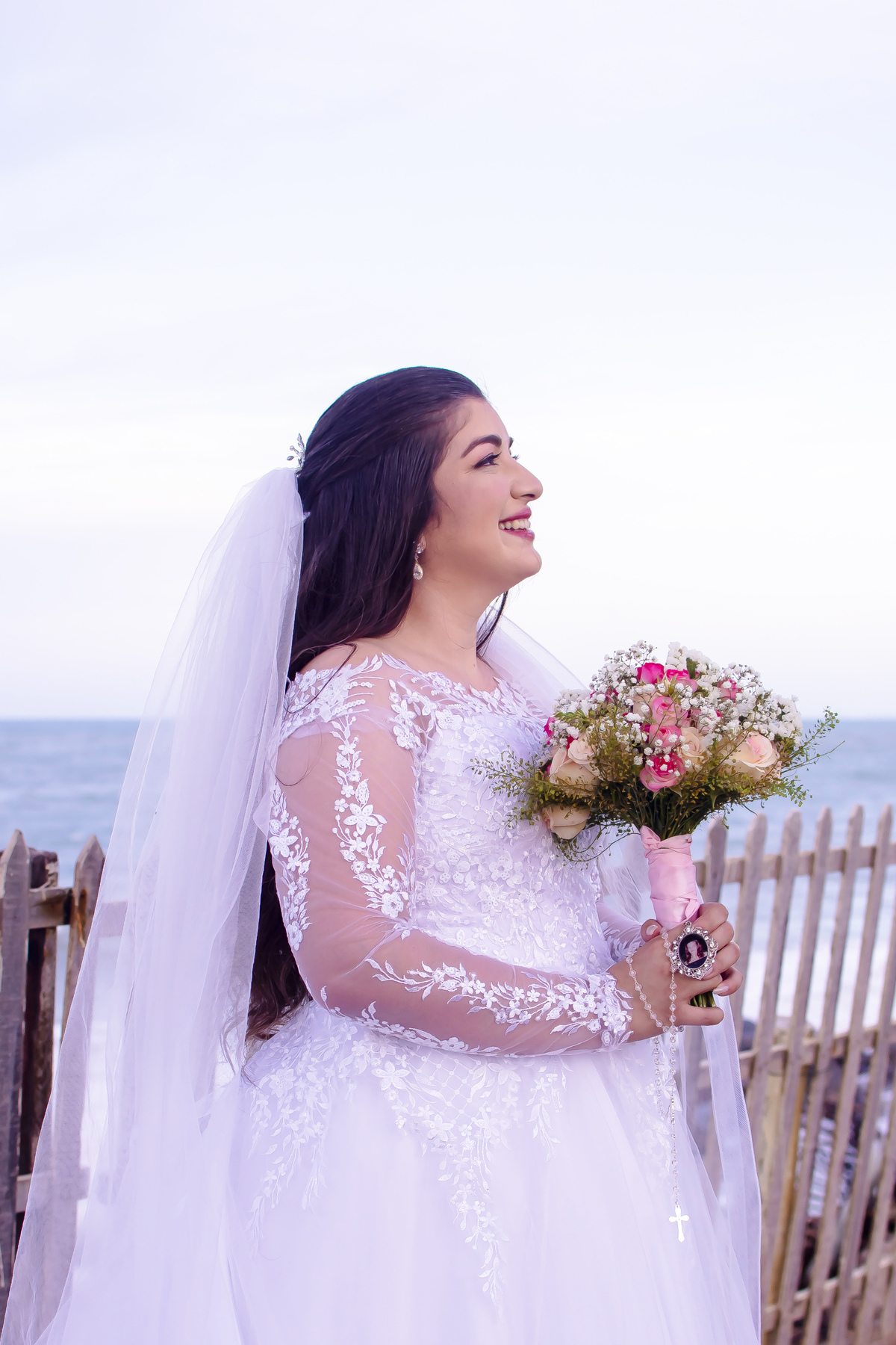 Fotografia casamento  na praia em Fortaleza