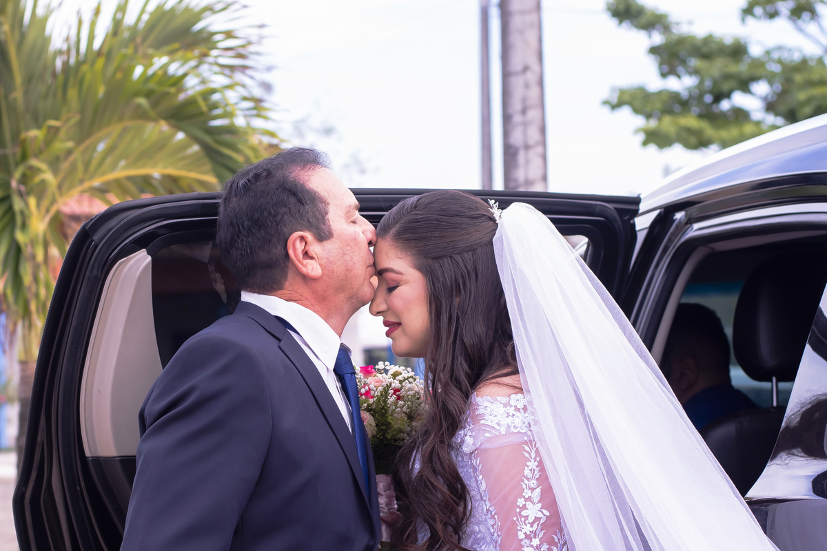 Fotografia casamento  na praia em Fortaleza