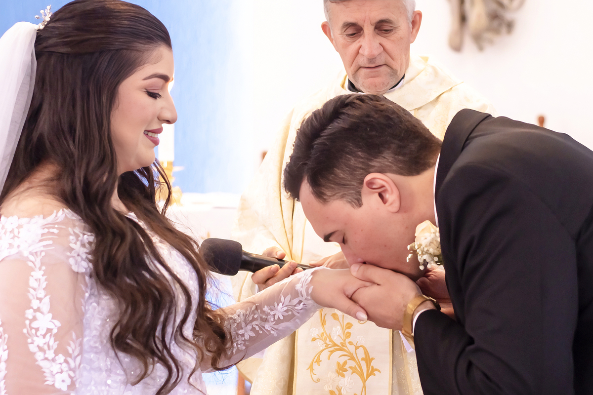 Fotografia casamento  na praia em Fortaleza