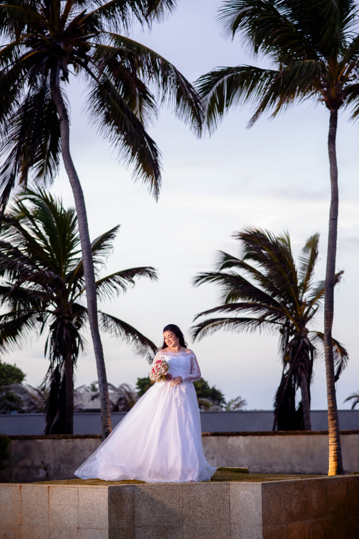 Fotografia casamento  na praia em Fortaleza