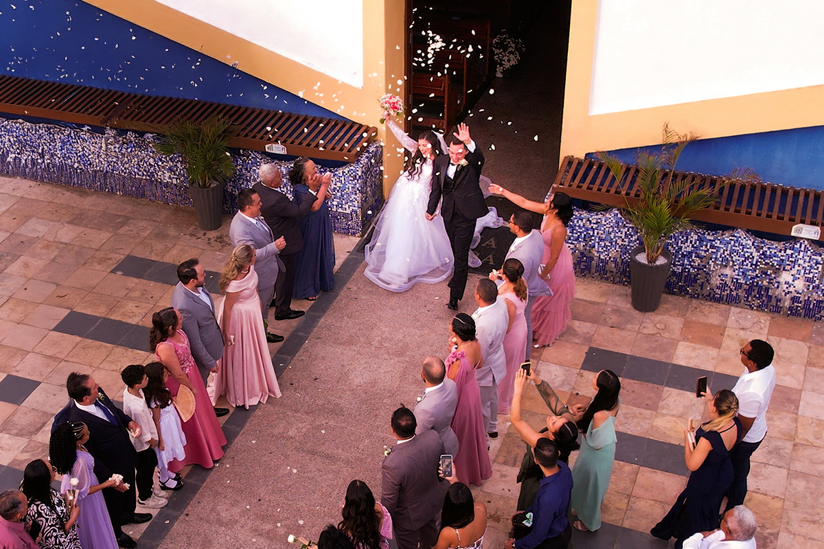 Fotografia casamento  na praia em Fortaleza