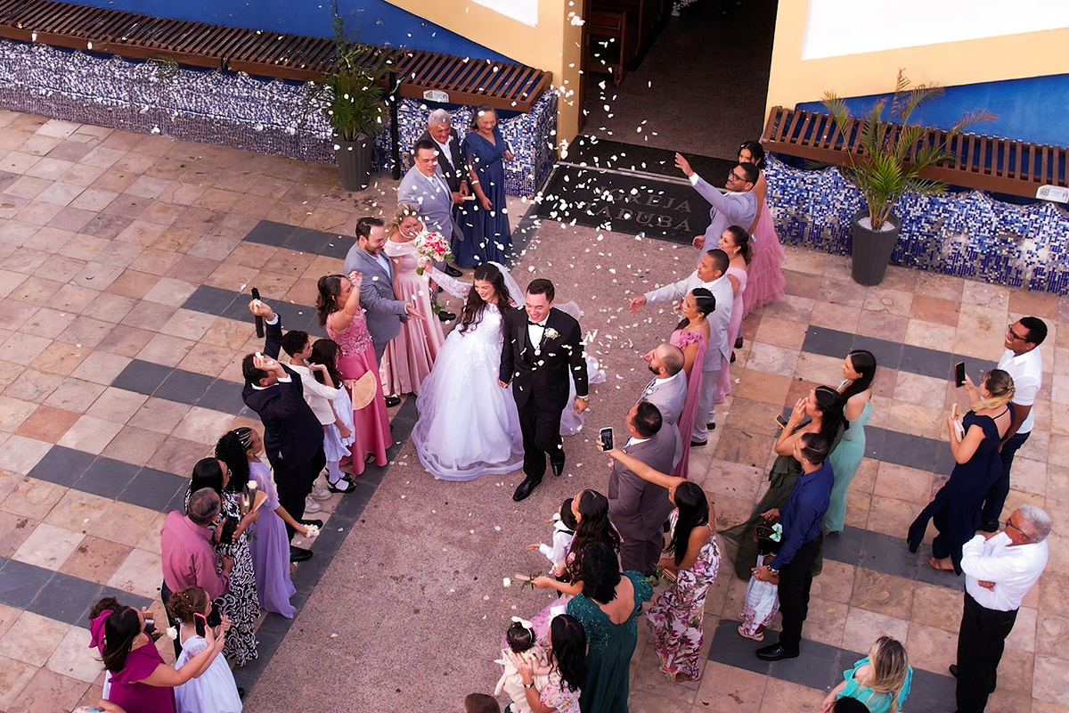Fotografia casamento  na praia em Fortaleza