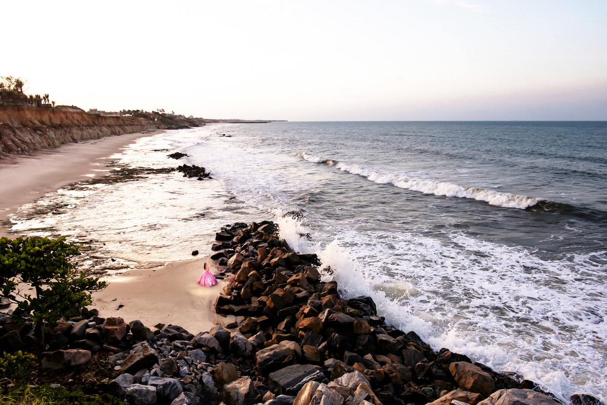 Ensaio fotográfico de 15 anos na praia