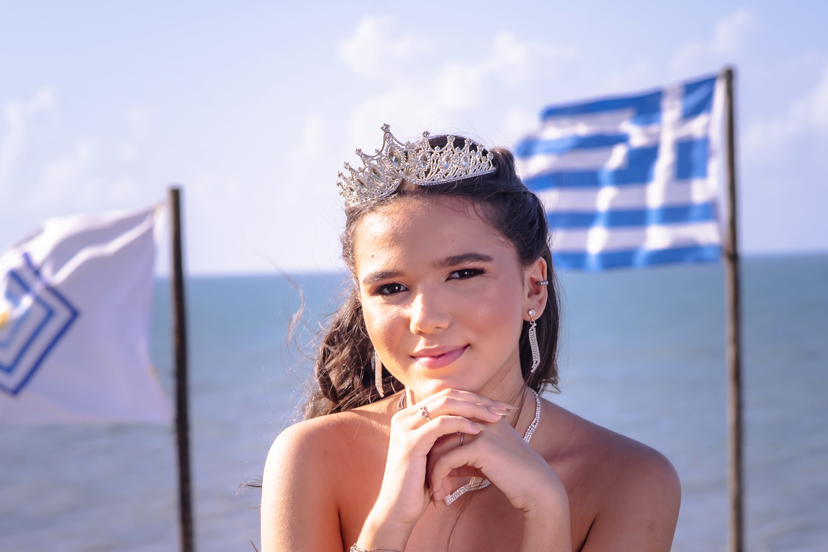 Ensaio fotográfico de 15 anos na praia