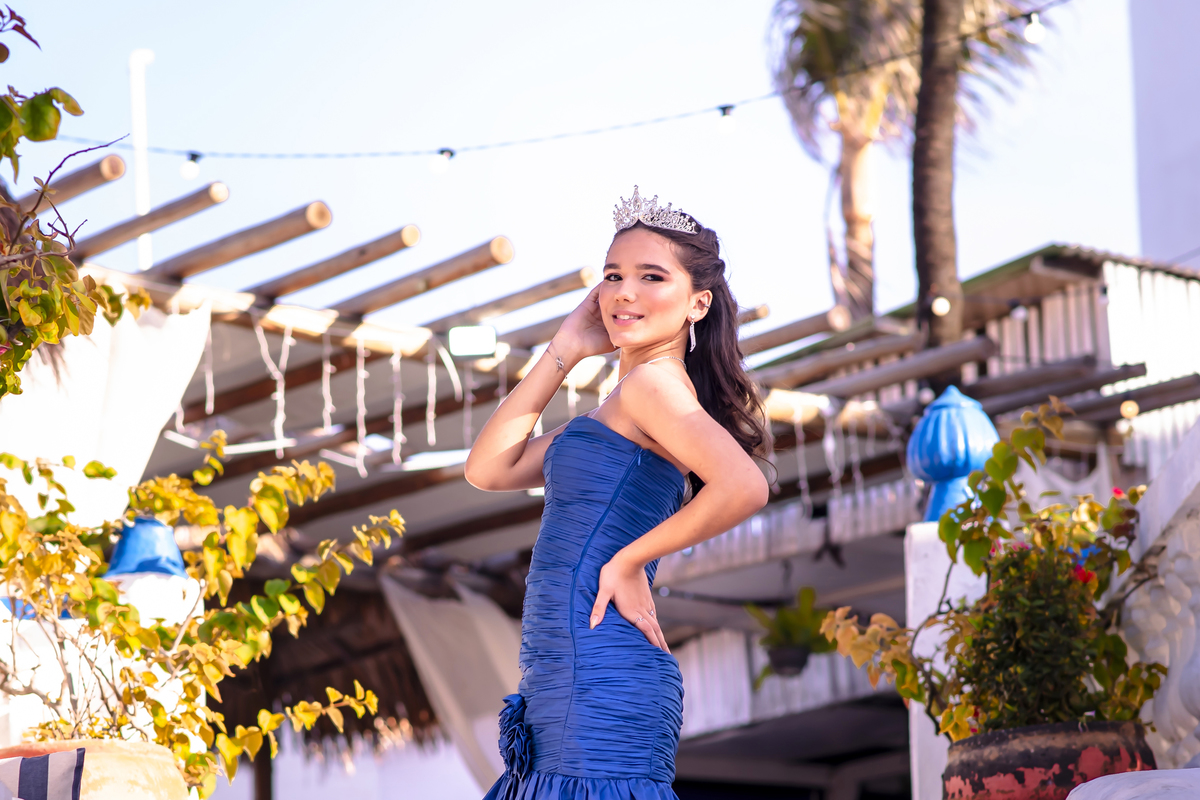 Ensaio fotográfico de 15 anos na praia