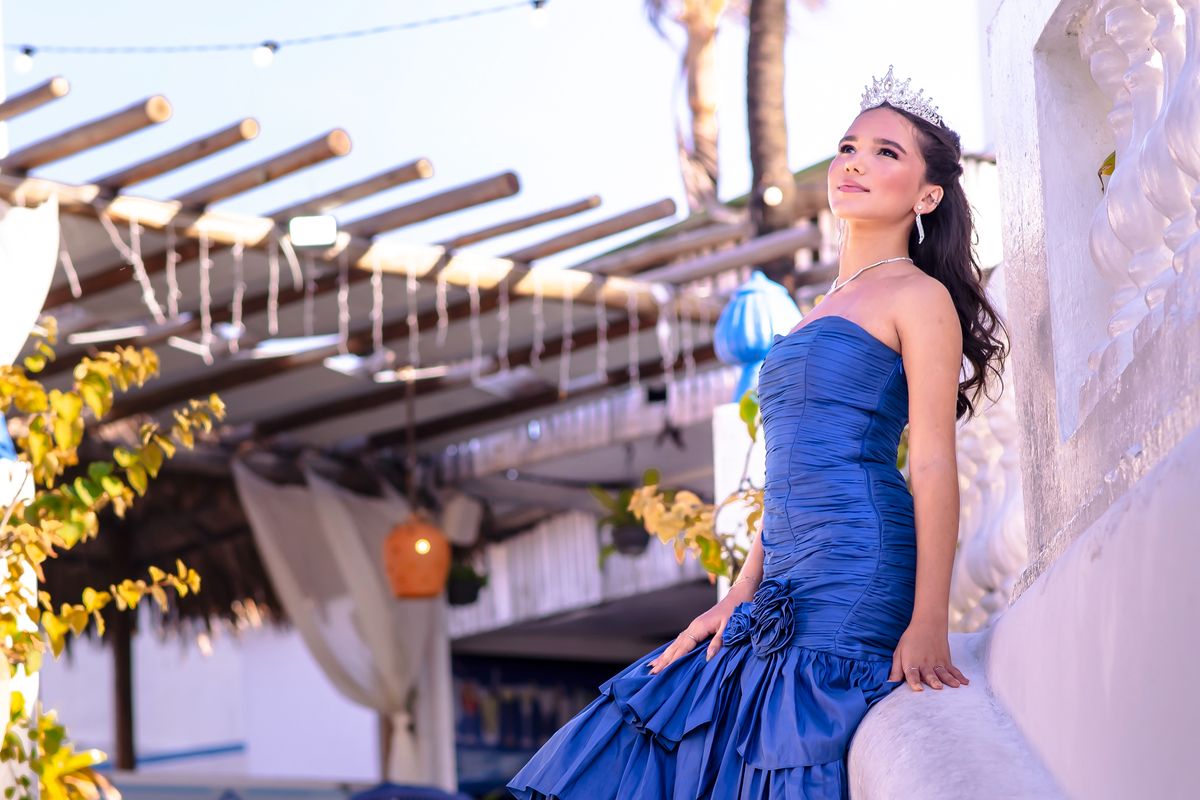 Ensaio fotográfico de 15 anos na praia