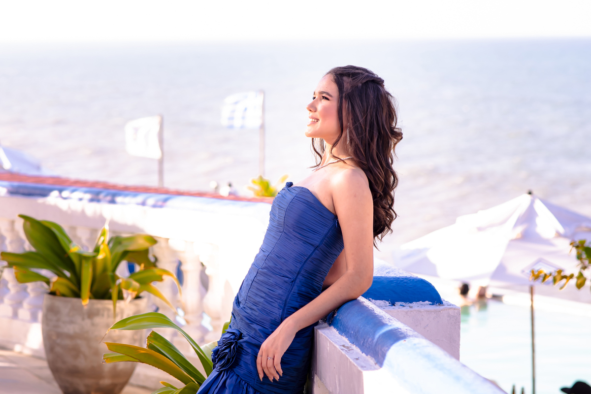 Ensaio fotográfico de 15 anos na praia