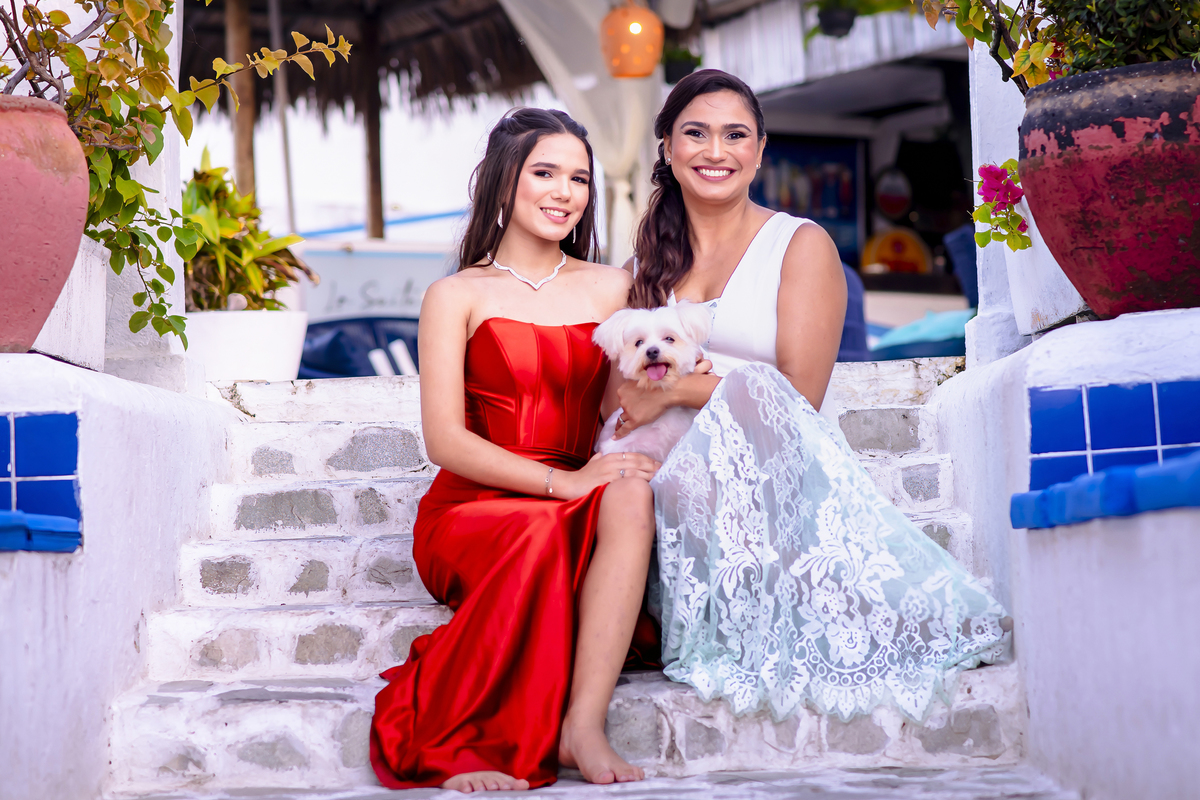 Ensaio fotográfico de 15 anos na praia