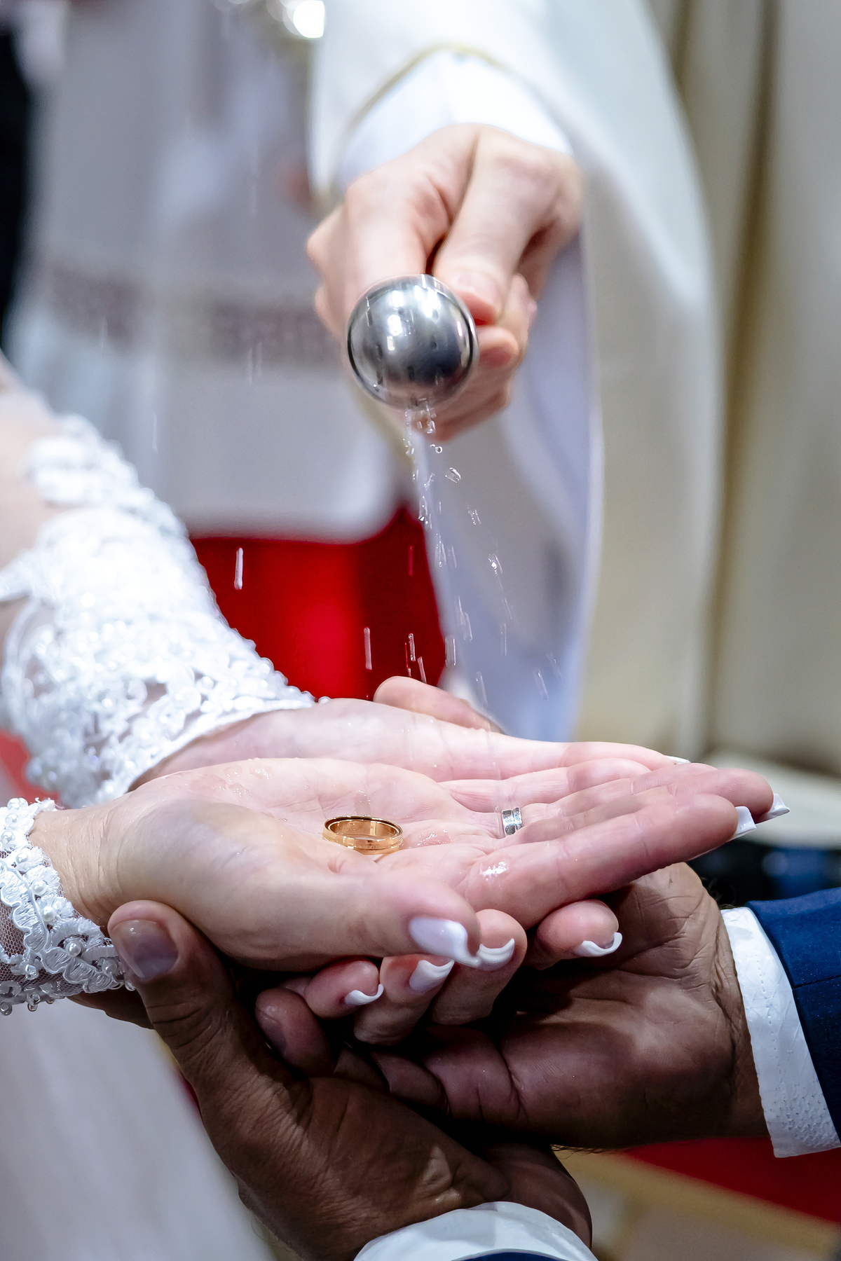 Cerimonia de casamento na igreja