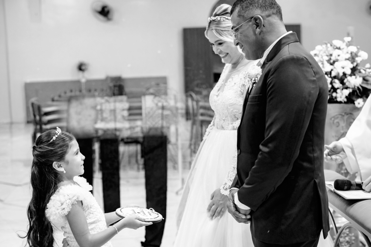 Cerimonia de casamento na igreja