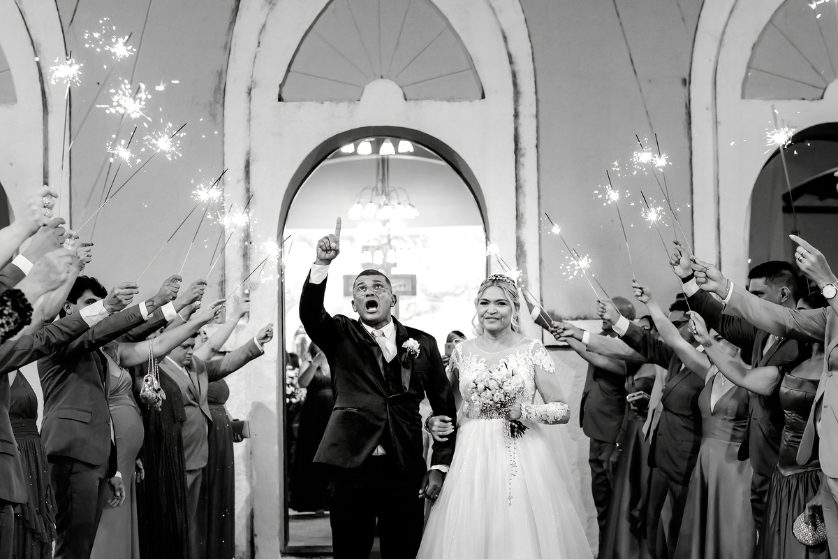 Cerimonia de casamento na igreja