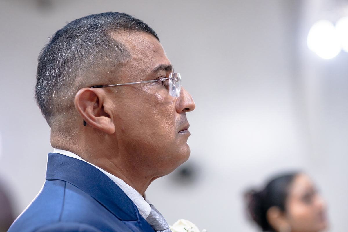 Cerimonia de casamento na igreja