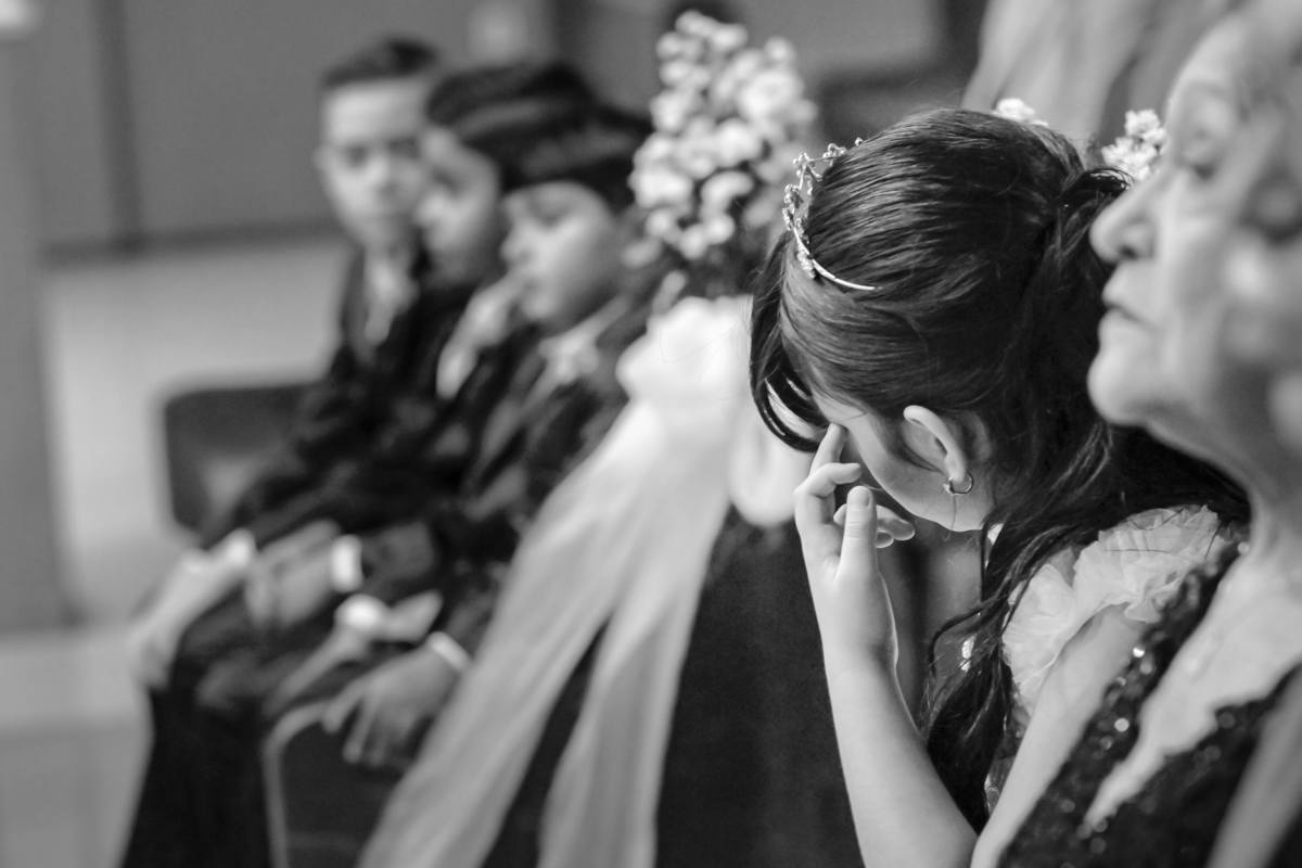 Cerimonia de casamento na igreja