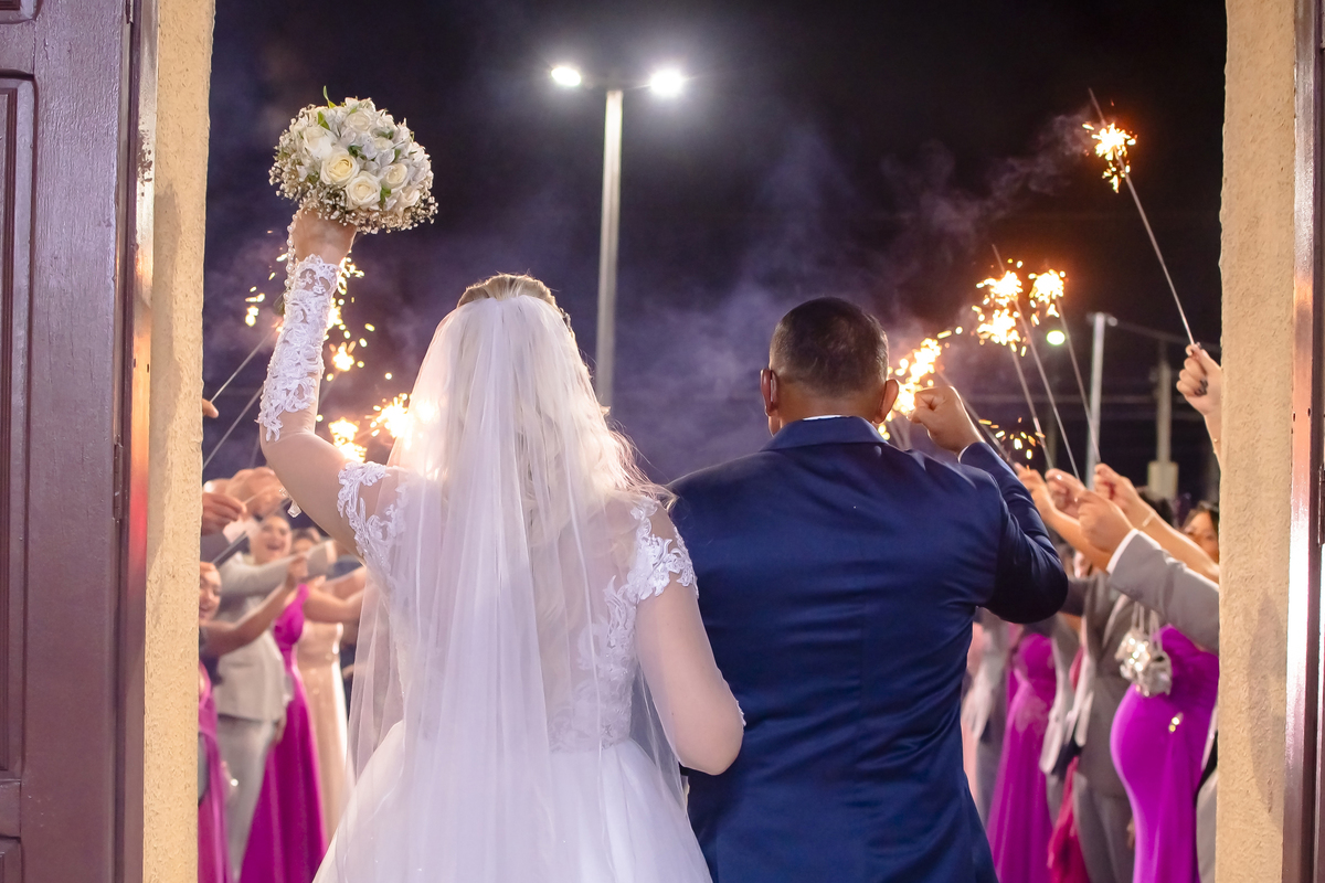 Cerimonia de casamento na igreja