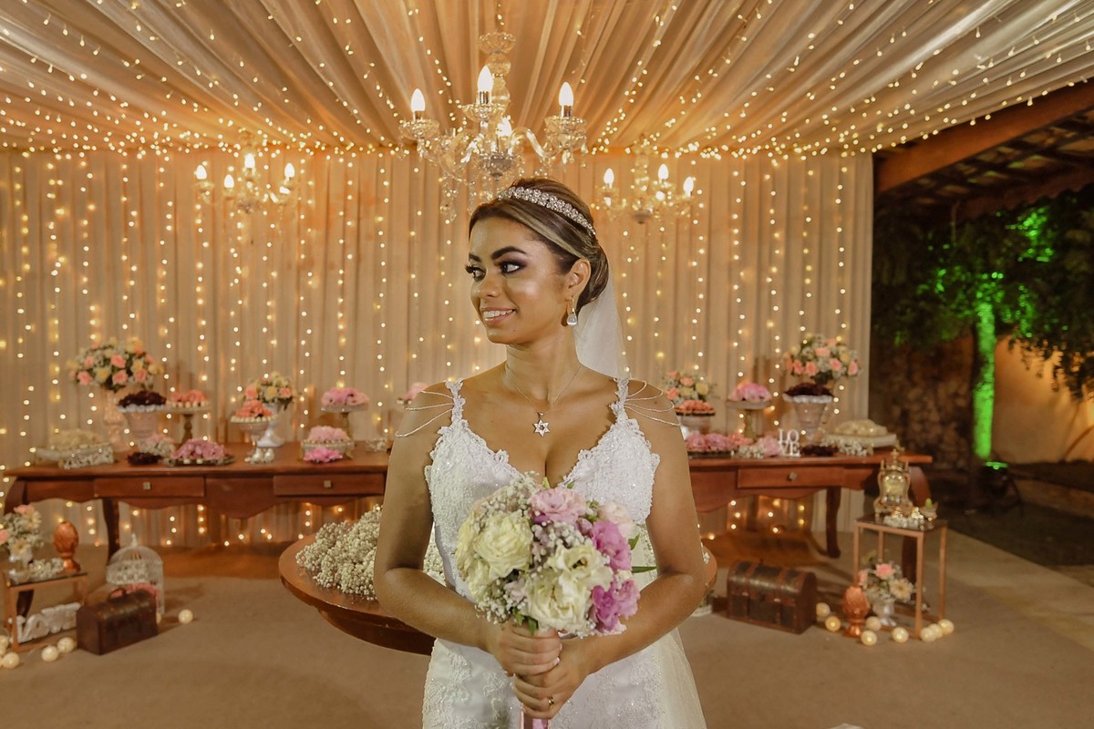 Noiva na decoração