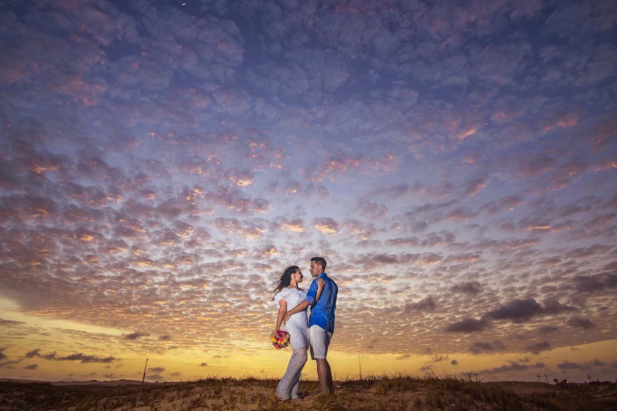 Fotos no porto das dunas