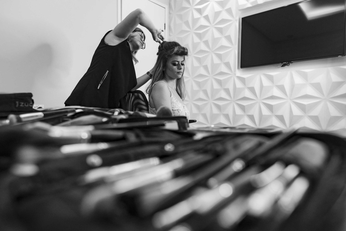 Noiva se arrumando fortaleza