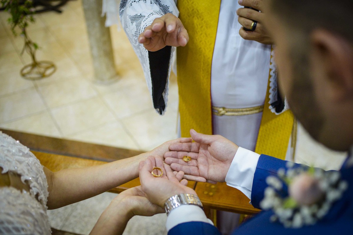 Alianças dos noivos