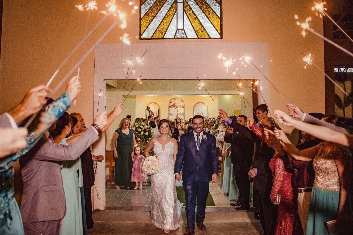 Felicidade dos noivos